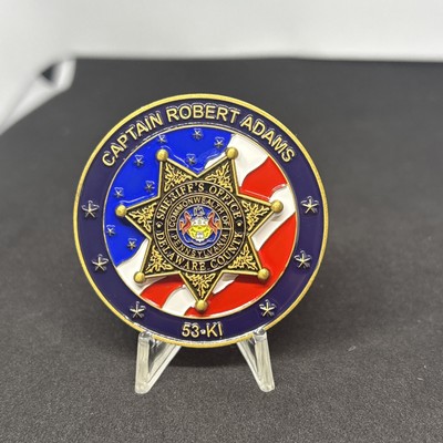 Delaware county sheriff explosive detection K9 retired CAPT ROBERT ADAMS 53-KI
