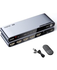 4 Ports 8K HDMI 2.1 Switch 4 in 1 Out 8K HDMI Switcher Selector...