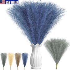 1-6Pcs Artificial Pampas Grass Fake Plant Home Decors Dried Reed Flowers Bouquet