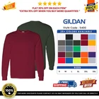 Gildan G540 Men's Heavy Cotton Preshrunk T Shirt Long Sleeve Crew Neck T-Shirt