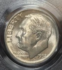 1952-S Roosevelt Dime PCGS MS/66 Old Series First Blue Label Holder Very Clean