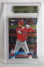 Shohei Ohtani 2018 Topps Chrome Update RD RC HMT32 BGS 10