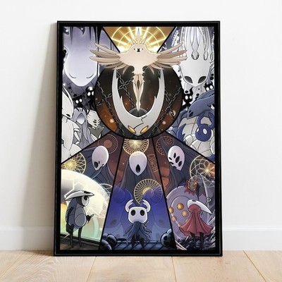 Hollow Knight Game Poster Indie Fantasy Art Wall Decor Print