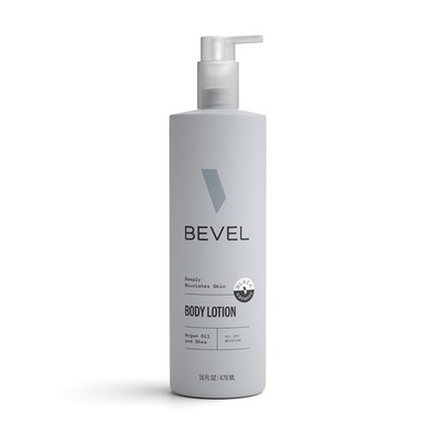 Bevel All Day Body Lotion for Men with Shea Butter and Argan Oil, Lightweight Fo