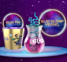 Disney ELIO Kids Popcorn Bucket & Cup Sipper w/ Bendy Straw - AMC Exclusive NEW