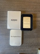 Zippo Los Angeles Times Collectible Lighter with Case, Tin, Made in USA