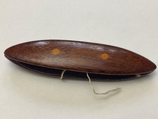 Rare Nicolaides Tatting Shuttle VHTF Wooden Beauty