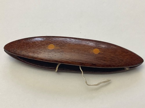 Rare Nicolaides Tatting Shuttle VHTF Wooden Beauty