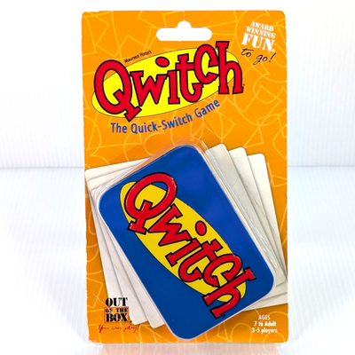 #ad NEW Qwitch The Quick Switch Card Game Out of the Box Games 2005 Tin $15.99