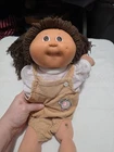 Vintage Cabbage Patch Kids Brown Hair , 1Dimple Double Tail