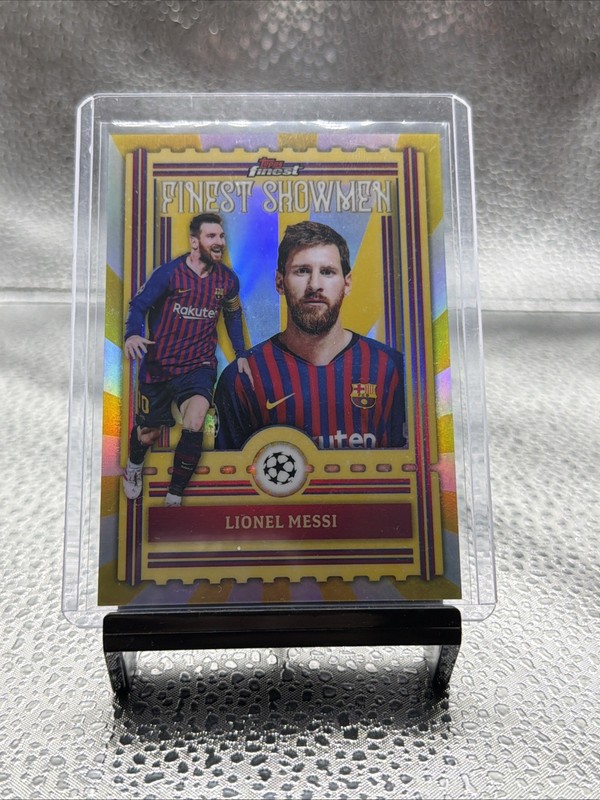 2026 Topps Finest UCC Lionel Messi Finest Showmen Insert Refractor