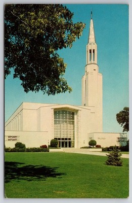 Ogden Utah LDS Mormon Tabernacle Postcard 1976 Salt Lake City Postmark