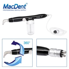 MacDent Dental Alumina Air Polisher Abrasion Sandblasting Sandblaster Gun 4Hole