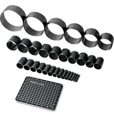 Leather Circle Cutter Tool Set, 31 Pieces Circle Punch Tools 1-25mm 30 35 40 ...