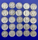 Mercury Dimes, 50 Count, Pictures Are Accurate, 3.528Troy Ounces Of Silver