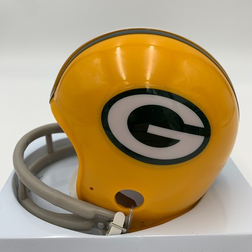 PAUL HORNUNG signed/auto'd GREEN BAY PACKERS T/B 2-Bar mini helmet w/61 MVP--PSA - Picture 6 of 8