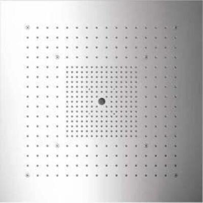 Hansgrohe Axor Starck 2.5-GPM (9.5-LPM) Steel Optik 3-Spray Rain Showerhead