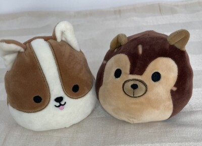 Squishmallow Flip A Mallow KARINA Cat REGINALD Dog - HANS Hedgehog & SHARI Sloth