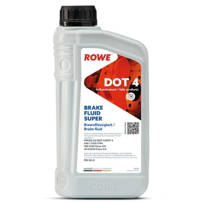 1 Liter Sport-Bremsflüssigkeit ROWE RS Super DOT 4 * 18,90  