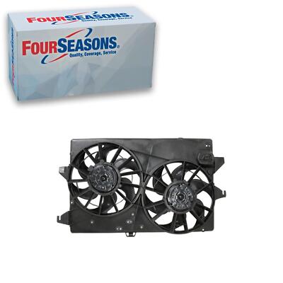 4 Seasons Dual Radiator and Condenser Fan Assembly For 1995-2000 Ford ...