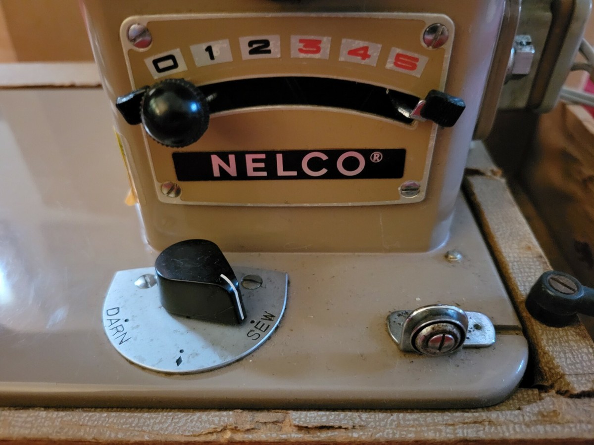 VINTAGE Nelco Sewing Machine ZBB-1 TESTED WORKS GREAT | eBay