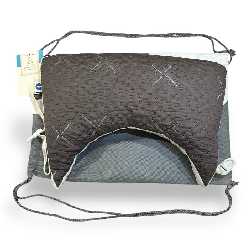 Sleep Number Comfortfit Travel Pillow With Carry Bag (New With Tag) eBay
