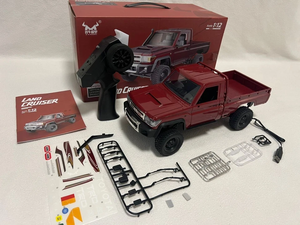 MN82 1:12 Full Scale RTR Car Toy 2.4G 4WD Off-Road Remote Control Car Truck - Image 4 of 4