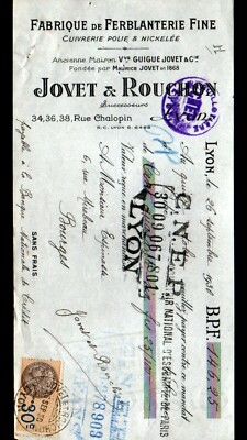 LYON (69) FACTORY TINSMITH / HOT COFFEE MAKERS ''ROUCHON / JOVET'' in 1930