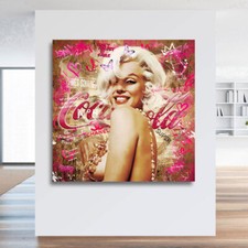 Leinwandbild Marilyn Monroe Pop Art Wand Bilder Graffiti Wohnzimmer Büro Deko