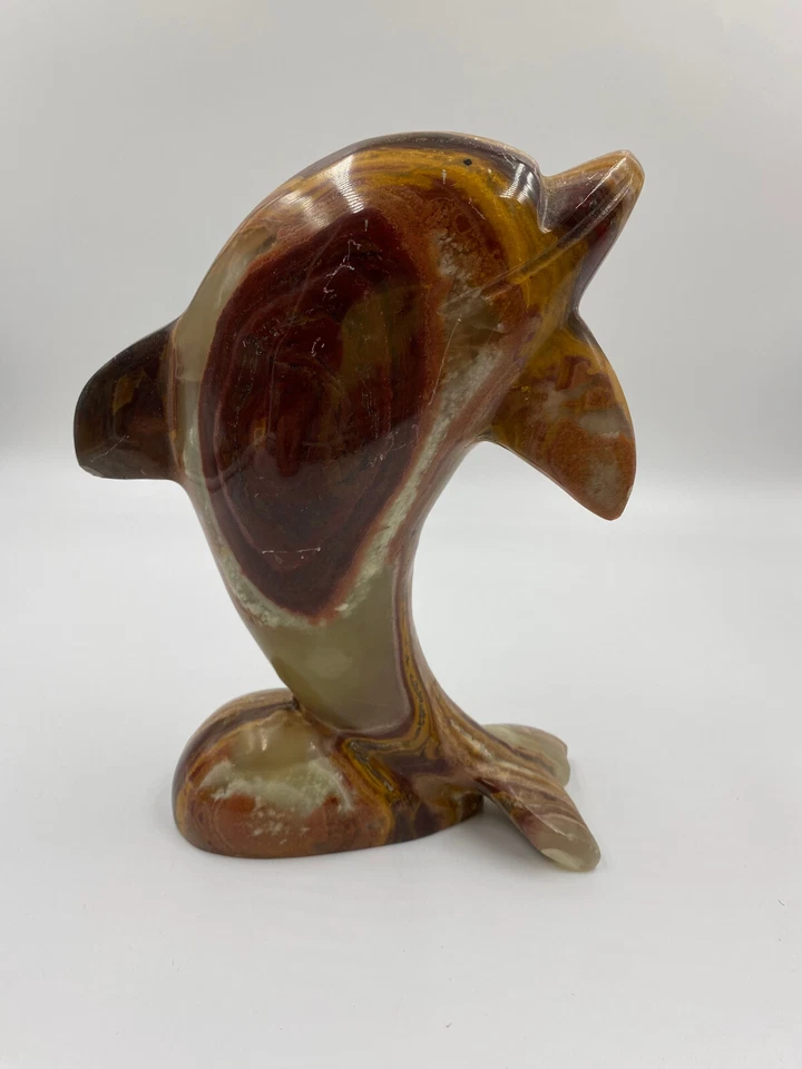 Delphin Onyx Höhe ca. 21 cm 1924 g schwer - Bild 3 von 4