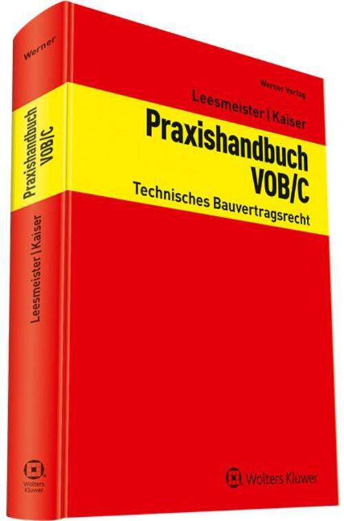 Thumbnail - Praxishandbuch Vob / C | Technisches Bauvertragsrecht | Stefan Kaiser