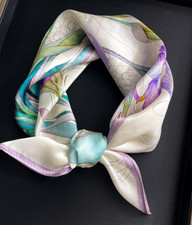 100 Mulberry Silk Scarf Women's Square 53X53CM fashion Printed shawl Scarf Q68