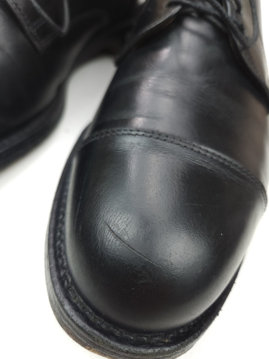 ALLEN EDMONDS Fairgate Men\'s 11 D Black Leather Cap Toe Derby Dress Shoes s-l400.jpg main image 3