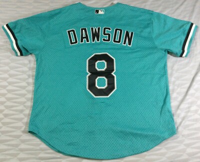 応援グッズ mitchell&ness Miami Marlins Dawson No. 8 Florida Marlins Andre Dawson #8 Baseball Mitchell & Ness