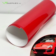 [ Super Gloss Red ] Car Vinyl Wrap Film with Air Release Tech - Premium Vinyl