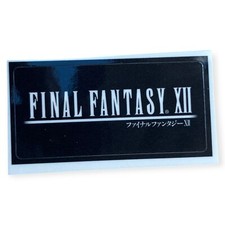 Sony PlayStation 2 PS2 Final Fantasy XII 12 2006 Memory Card Sticker