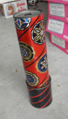 Vintage Cardboard Steven's Pixie Toys Kaleidscope 9'' Tall