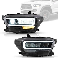 VLAND For 2016-2020 2021 2022 2023 Toyota Tacoma Full LED Headlight W/DRL Set