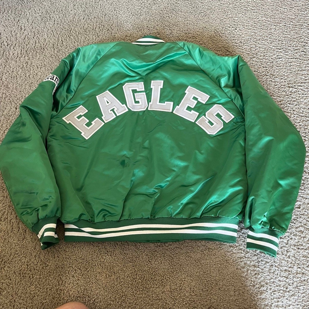 Vintage 80s Chalk Line Philadelphia Eagles Satin Jacket Vintage 80s Chalk Line Philadelphia Eagles Satin Jacket