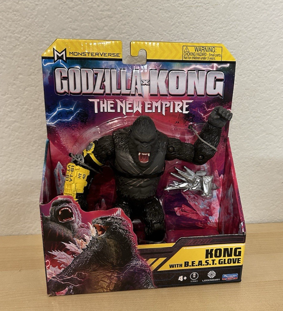 Godzilla vs Kong Beast Glove 6 Inch Figure The New Empire 2024 Playmates Toy