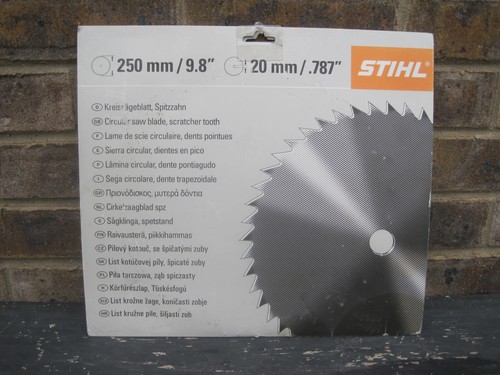 Hoja de desbrozadora OEM STIHL 4104-713-4200 250 mm FS 360, 410, 420, 500, 550 - Imagen 3 de 5