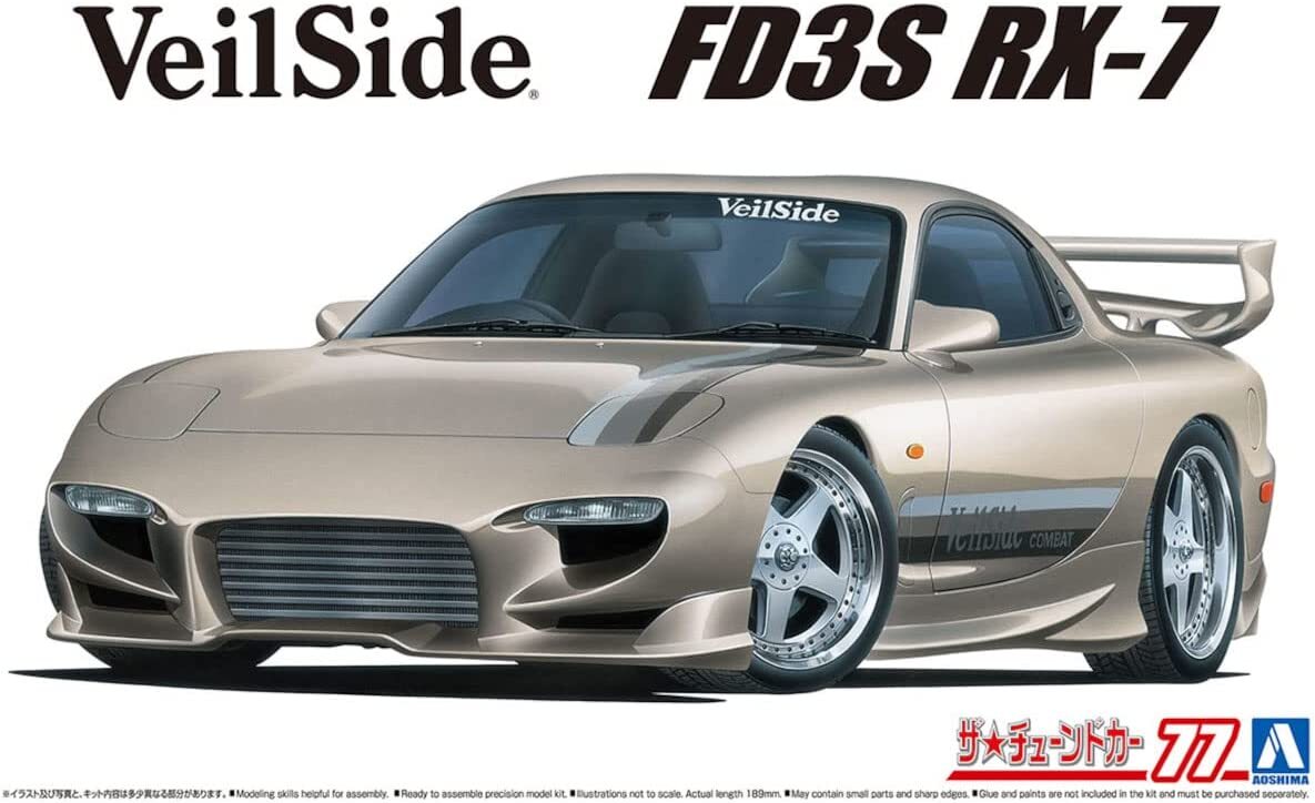 1/24 The Tuned Car No.77 Mazda VeilSide Combat Model FD3S RX-7