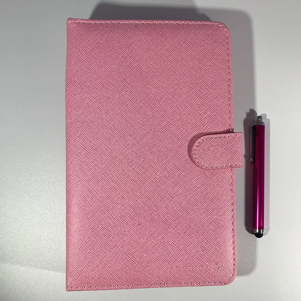 Original Fosmon P Folio And Keyboard Case For Google Nexus Tablet Pink Free Ship - Image 3 of 4