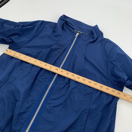 Lida Baday Full Zip 3/4 Sleeve Lightweight Jacket Size 12 Womens Dark Blue Large - Picture 5 of 6