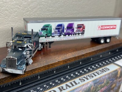 KENWORTH TRUCKS - KENWORTH SEMI TRACTOR & VAN TRAILER HO Scale - ''DETAILED '' NEW
