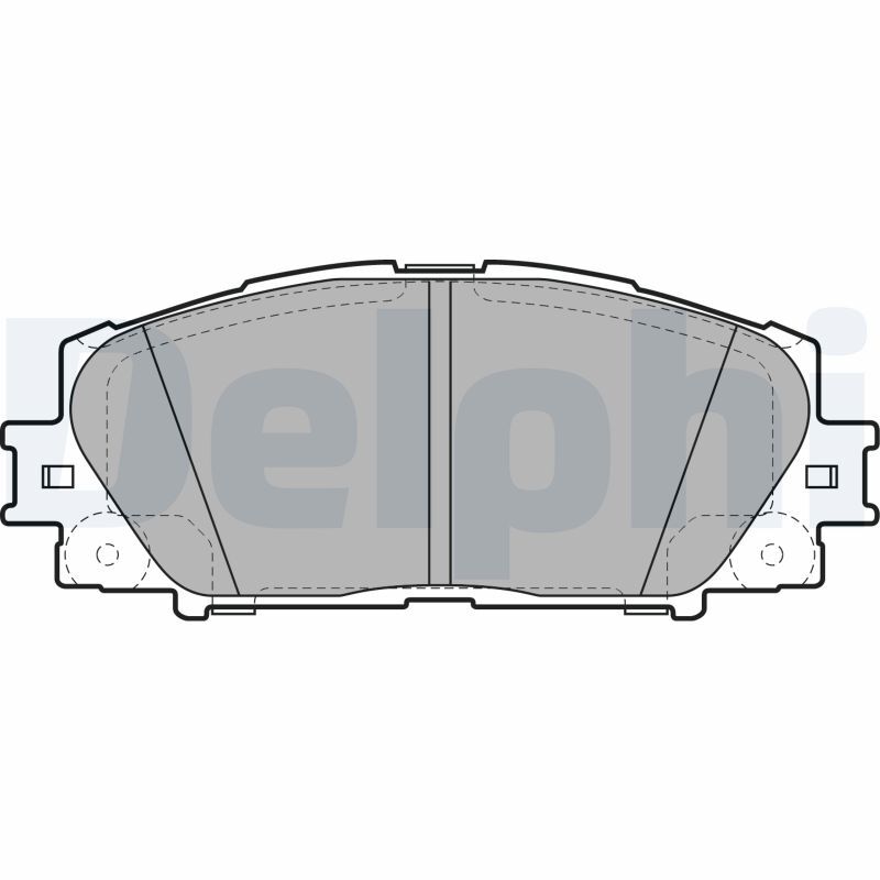 Plaquettes de frein DELPHI LP2135 pour LEXUS CT berline