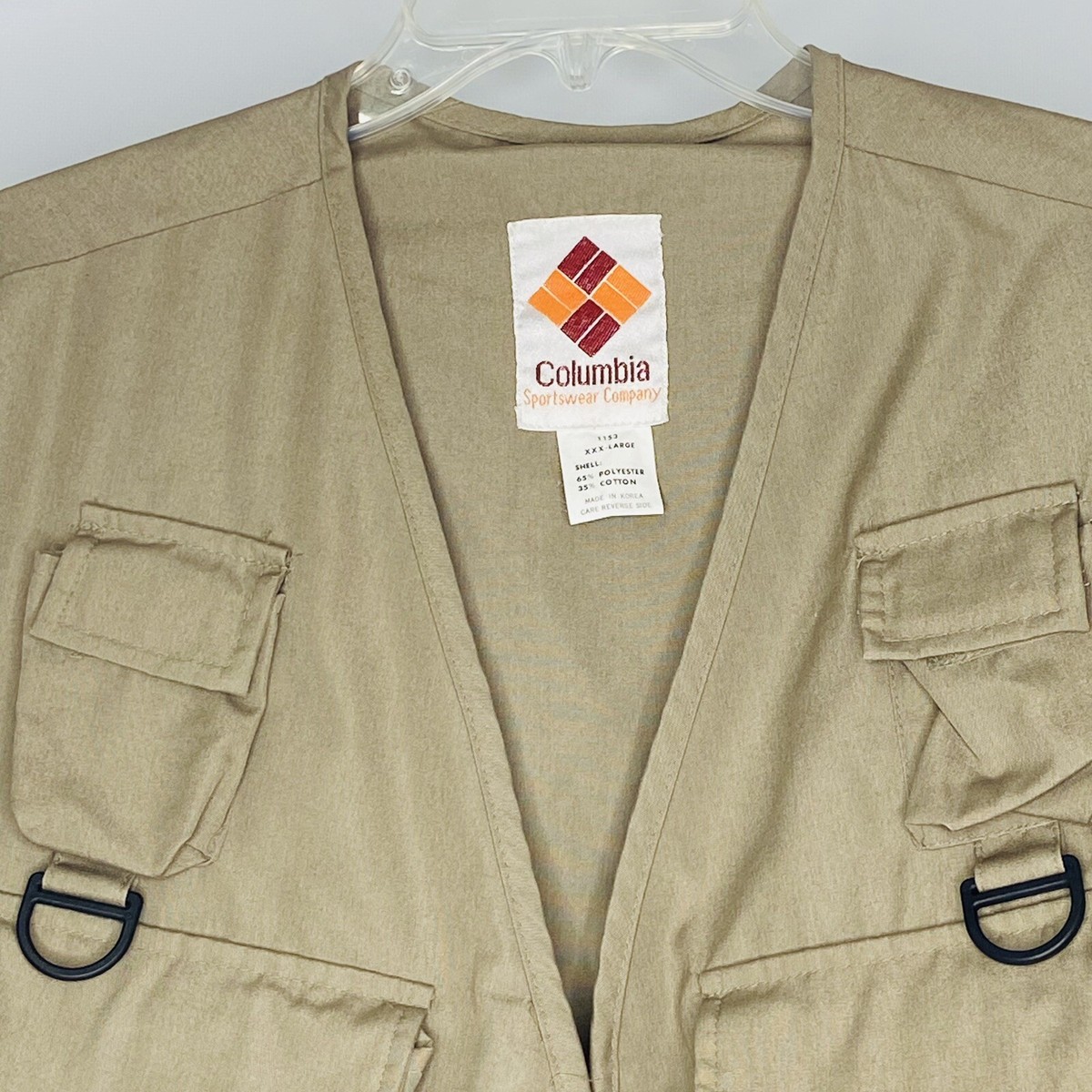 Columbia Sportswear Co Fly Fishing Utility Vest Men's Vintage