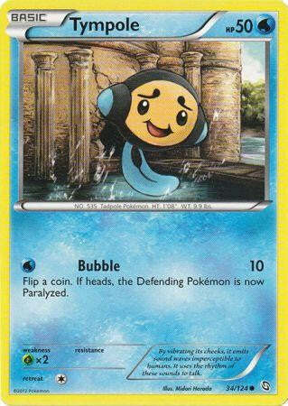 Tympole 34/124 - Pokemon Dragons Exalted Common Card
