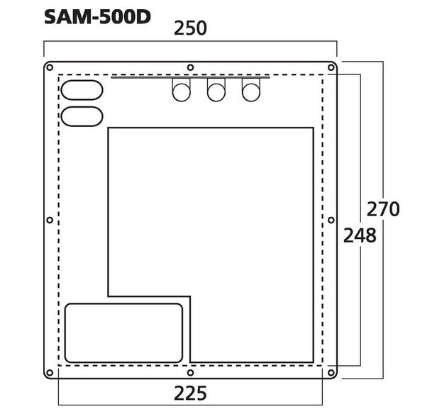 Thumbnail - Monacor Sam-500 Digital Subwoofer-modul (uvp: 349,- €)