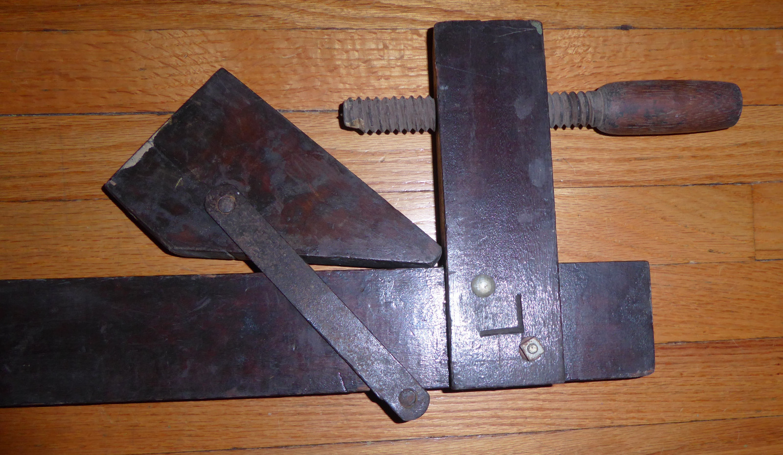 Vintage Wood Bar Clamp 4 foot long eBay